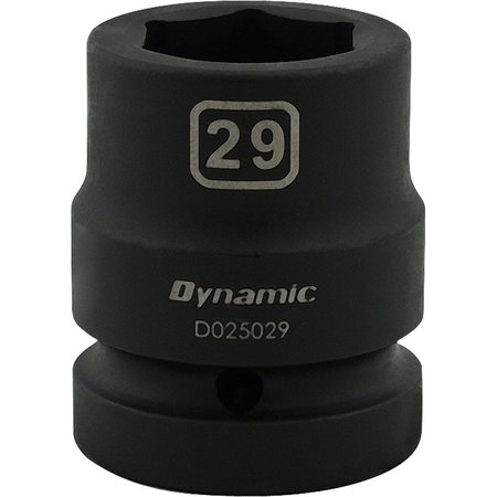 Tools 29MM X 1"" Drive, 6 Point Standard Length, Impact Socket -  DYNAMIC, D025029